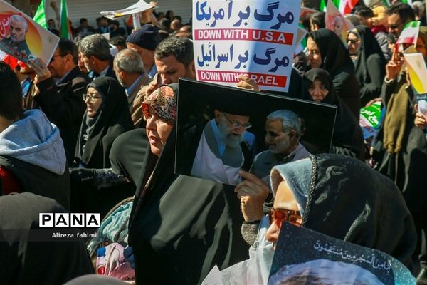 اربعین سردار شهید حاج قاسم سلیمانی همزمان با راهپیمایی چهل و یکمین سال پیروزی انقلاب اسلامی