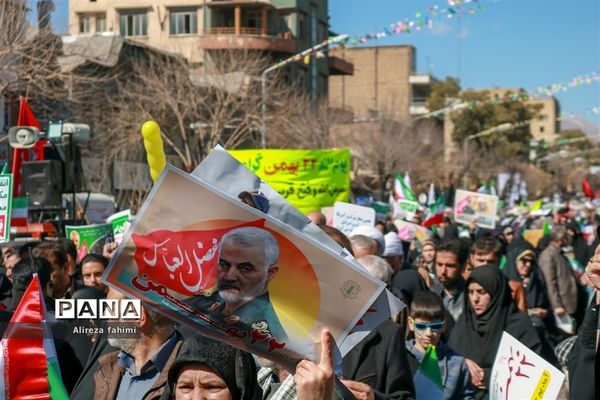 اربعین سردار شهید حاج قاسم سلیمانی همزمان با راهپیمایی چهل و یکمین سال پیروزی انقلاب اسلامی