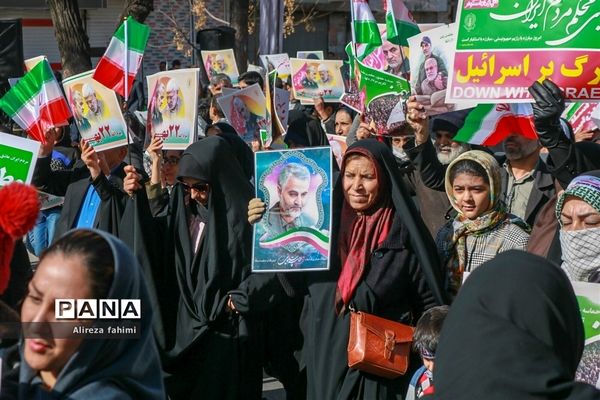 اربعین سردار شهید حاج قاسم سلیمانی همزمان با راهپیمایی چهل و یکمین سال پیروزی انقلاب اسلامی