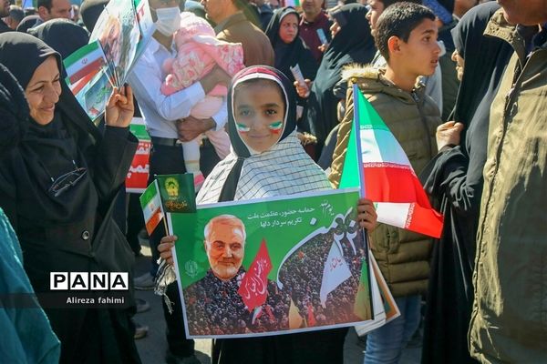 اربعین سردار شهید حاج قاسم سلیمانی همزمان با راهپیمایی چهل و یکمین سال پیروزی انقلاب اسلامی