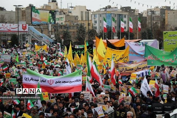 راهپیمایی 22 بهمن در مشهد
