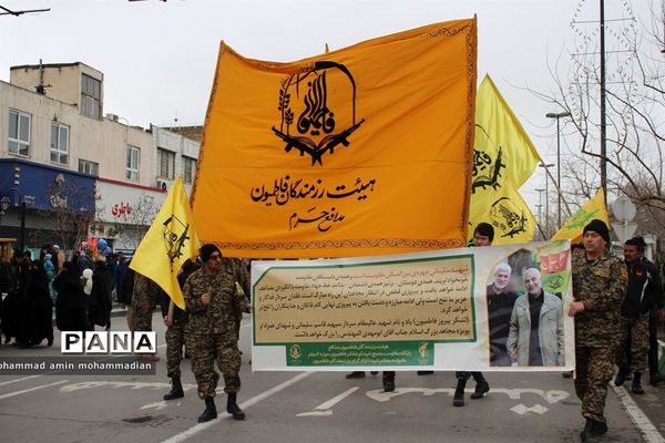 راهپیمایی 22 بهمن در مشهد