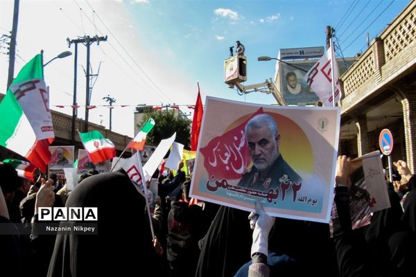 چهل و یکمین  راهپیمایی 22 بهمن در اهواز