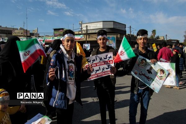 چهل و یکمین  راهپیمایی 22 بهمن در اهواز