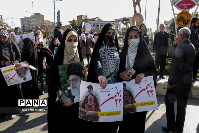 چهل و یکمین  راهپیمایی 22 بهمن در اهواز
