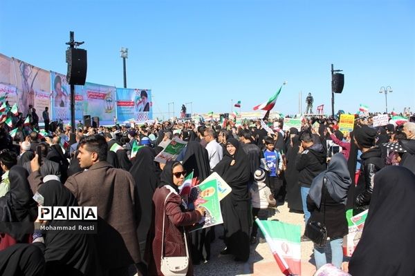 راهپیمایی 22 بهمن در بوشهر