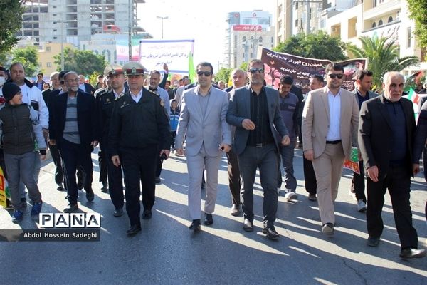 راهپیمایی 22 بهمن در بوشهر