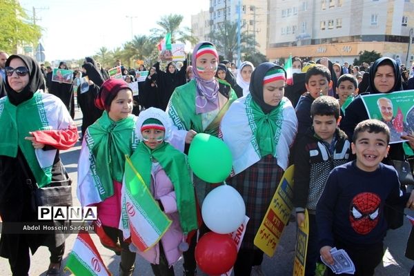 راهپیمایی 22 بهمن در بوشهر