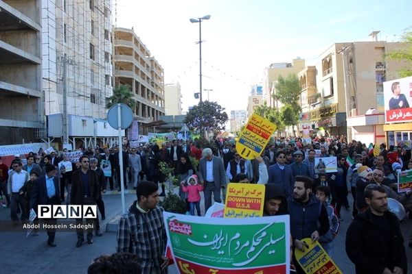 راهپیمایی 22 بهمن در بوشهر