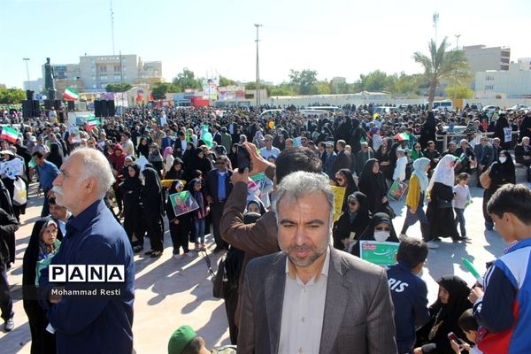 راهپیمایی 22 بهمن در بوشهر