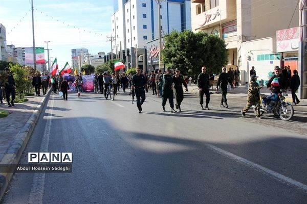 راهپیمایی 22 بهمن در بوشهر