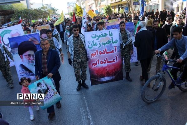 راهپیمایی 22 بهمن در بوشهر