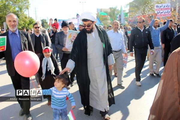 راهپیمایی 22 بهمن در بوشهر