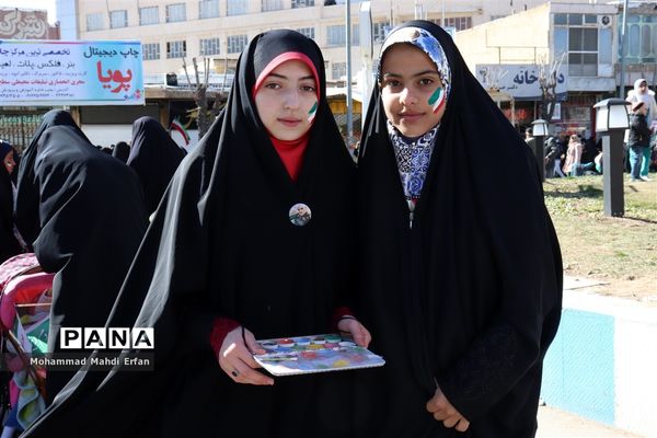 حاشیه های راهپیمایی 22 بهمن آباده