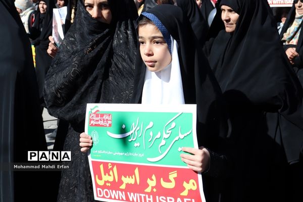 حاشیه های راهپیمایی 22 بهمن آباده