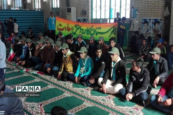 راهپیمایی  22 بهمن در شبانکاره  بوشهر