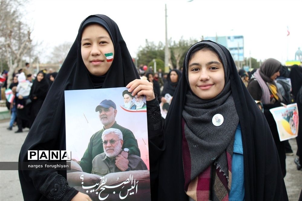 راه پیمایی 22 بهمن در تربت جام