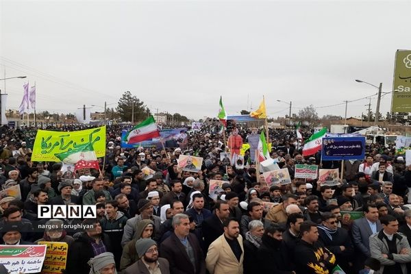 راه پیمایی 22 بهمن در تربت جام