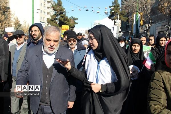 مراسم راهپیمایی 22 بهمن در شهرری