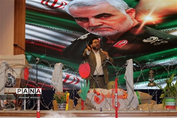 آیین بزرگداشت سردار سلیمانی در قزوین