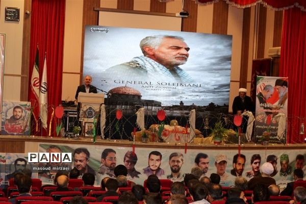 آیین بزرگداشت سردار سلیمانی در قزوین
