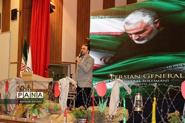 آیین بزرگداشت سردار سلیمانی در قزوین