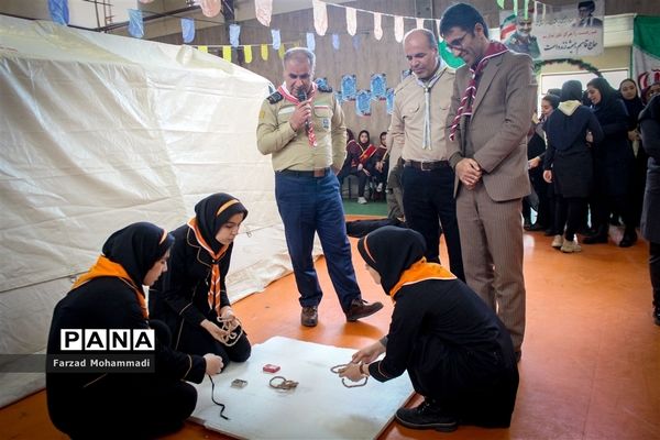 برگزاری مانور تشکیلاتی یاوران  انقلاب درچهاردانگه