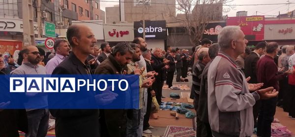  نماز عید فطر در شهرستان آبیک