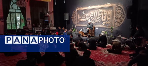 مراسم سینه زنی و دهه دوم فاطمیه در حسینیه شیرزاد نیشابور 