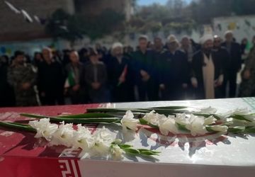 گالیکش میزبان شهید گمنام شد