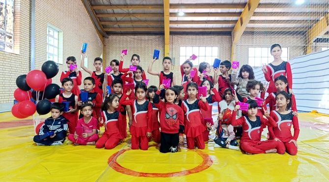 جشن کودکان ژیمناستیک‌کار شهر سفیددشت 
