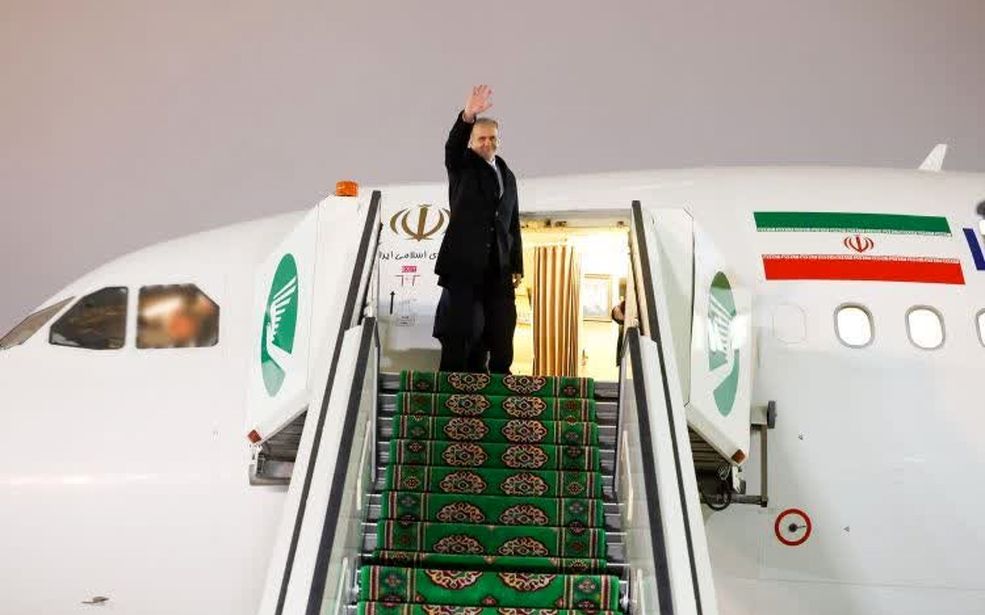 رئیس‌جمهور عشق‌آباد را به مقصد تهران ترک کرد