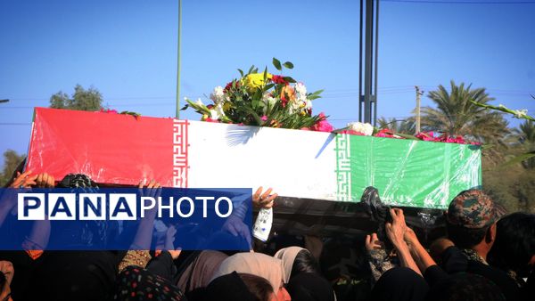 تشییع پیکر مطهر شهید گمنام در روستاهای شهرستان ریگان