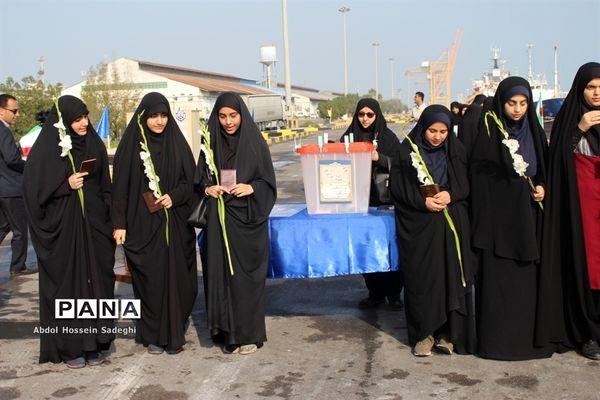 دریای وحدت مردم استان بوشهردر انتخابات یازدهمین دوره مجلس شورای اسلامی