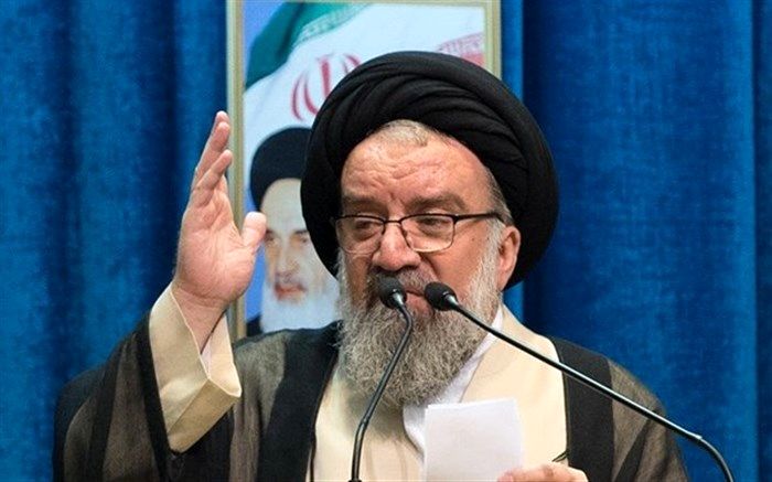 آیت‌الله خاتمی در نمازجمعه تهران: آمریکا و صهیونیست‌ها روی آرامش را نخواهند دید