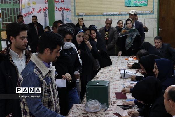 حضور پرشور مردم آباده در انتخابات مجلس شورای اسلامی