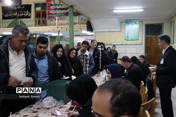 حضور پرشور مردم آباده در انتخابات مجلس شورای اسلامی