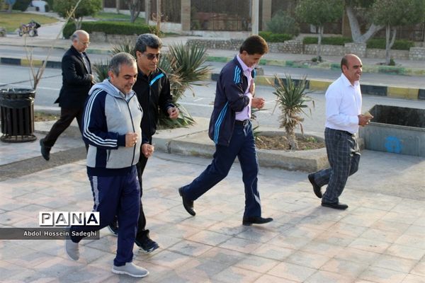 پیاده‌روی کارکنان اداره‌کل آموزش و پرورش استان بوشهر