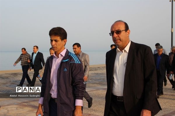 پیاده‌روی کارکنان اداره‌کل آموزش و پرورش استان بوشهر