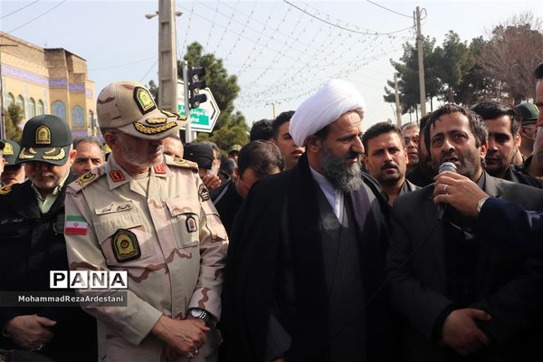 تشیع پیکر سرباز شهید امنیت درشهرستان قرچک