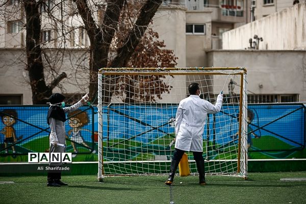 ضدعفونی مدارس شهر تهران