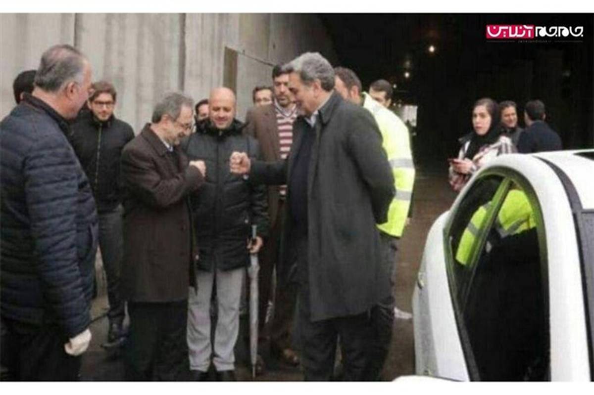 تصویر/ دست دادن ضد کرونایی شهردار و استاندار تهران!