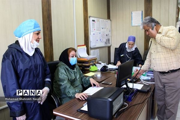پرستاران بیمارستان رازی اهواز در خط مقدم مبارزه با کرونا ویروس