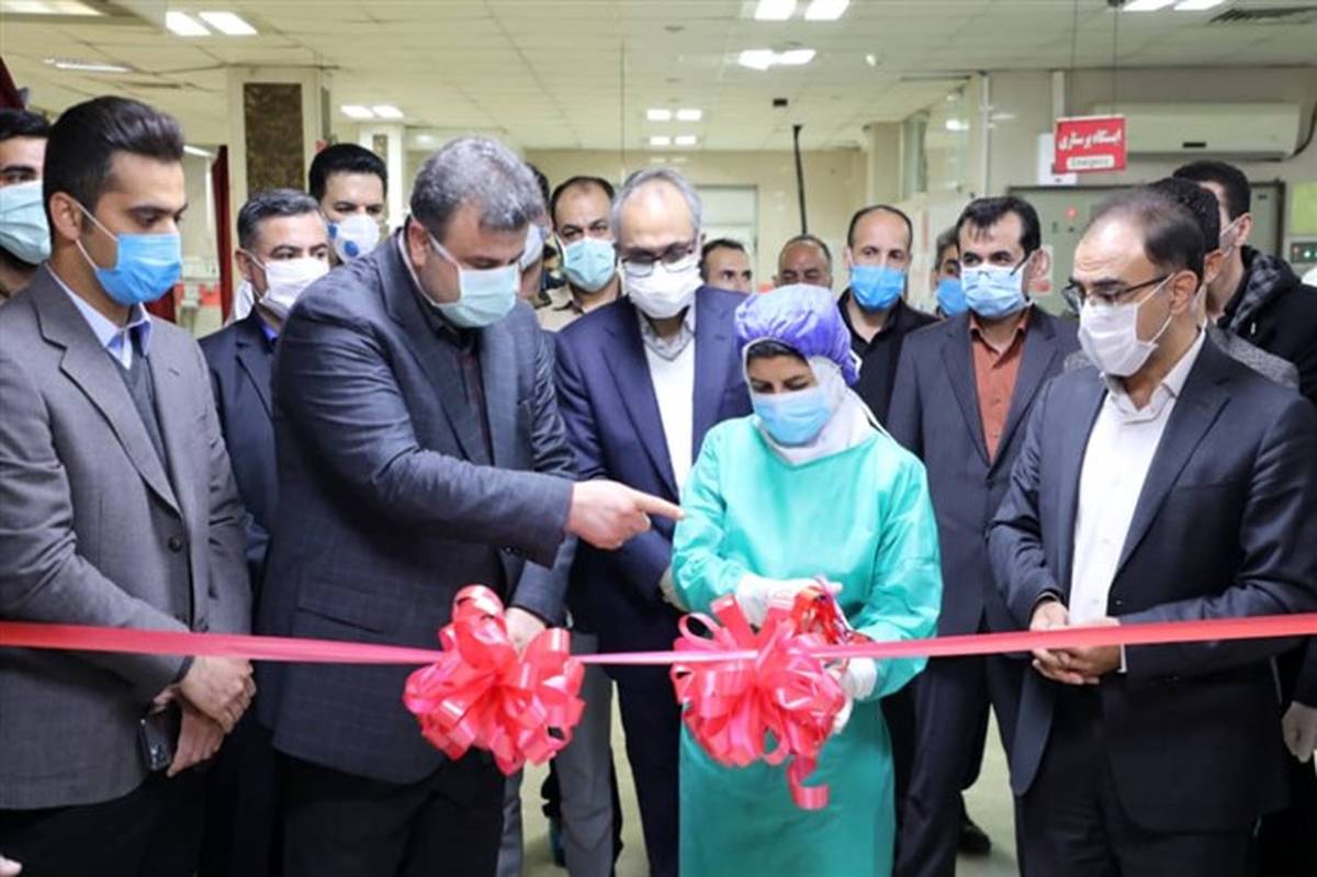 فاز نخست طرح توسعه اورژانس بیمارستان امام‌خمینی‌ ساری افتتاح شد
