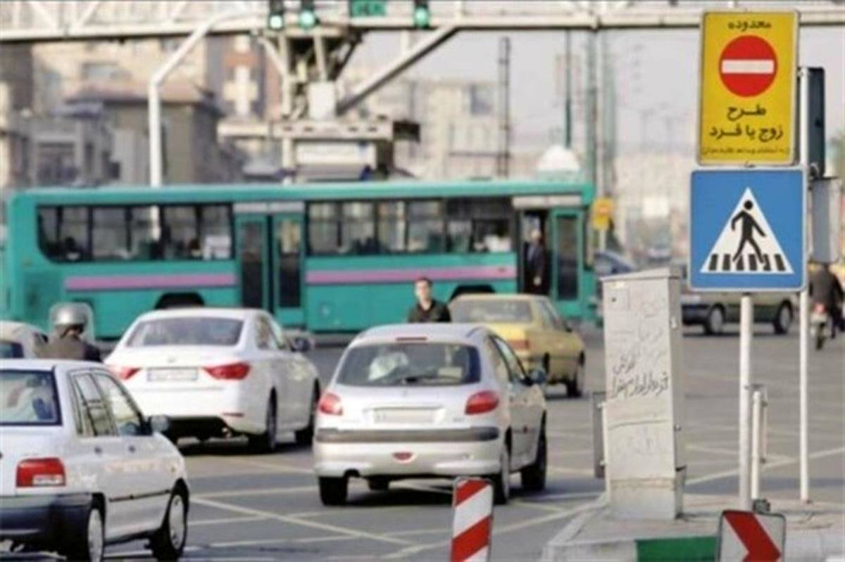 اجرای طرح تردد زوج و فرد خودرو ها در شیراز