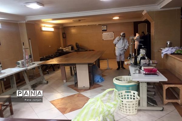 راه اندازی فاز اول تولید ماسک استاندارد در زنجان توسط نیروهای داوطلب