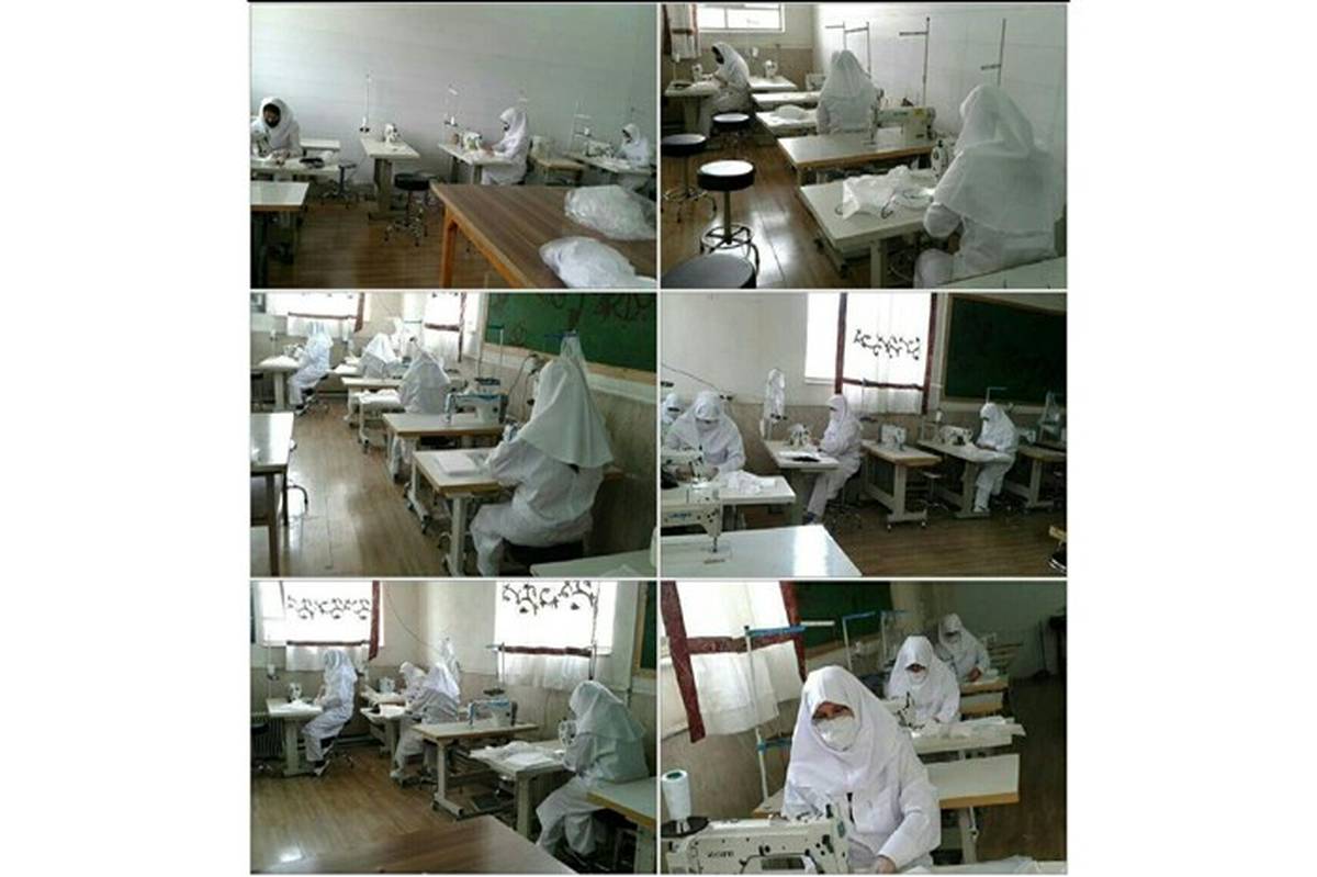 همت بلند دانشگاه فنی‌ و حرفه‌ای استان سمنان در تولید ماسک بهداشتی
