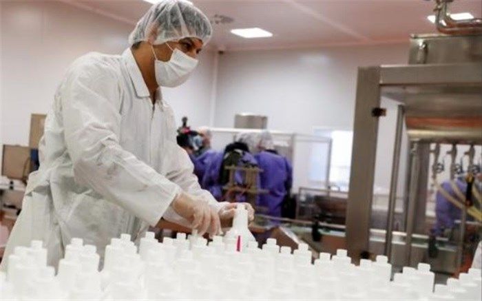 تحویل ۲۵۰ هزار لیتر محلول ضد عفونی کننده به دانشگاه‌های علوم پزشکی کشور