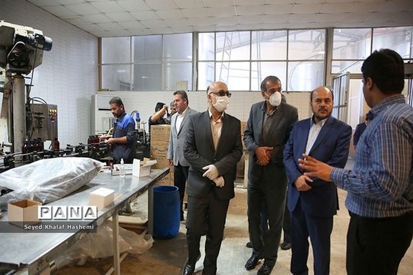 بازدید معاون هماهنگی امور اقتصادی استانداری بوشهر از شرکت دانش بنیان دانشگاه خلیج فارس