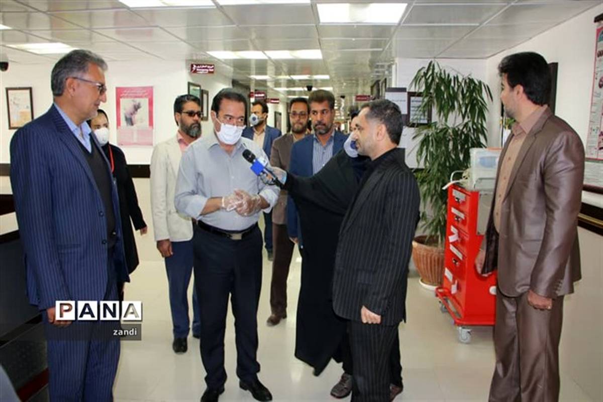 بازدید دادستان کرمان از بیمارستان ها، داروخانه ها، مراکز پخش مواد ضدعفونی کننده ، تجهیزات پزشکی و نانوایی ها